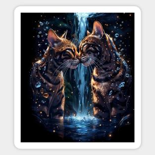 Bengals In Love Sticker